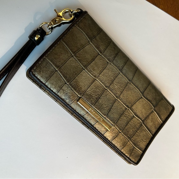 NWOT Brahmin Amelia and Debra Wallet (EUC) in Bronze Templo HTF and Retired - Picture 7 of 17